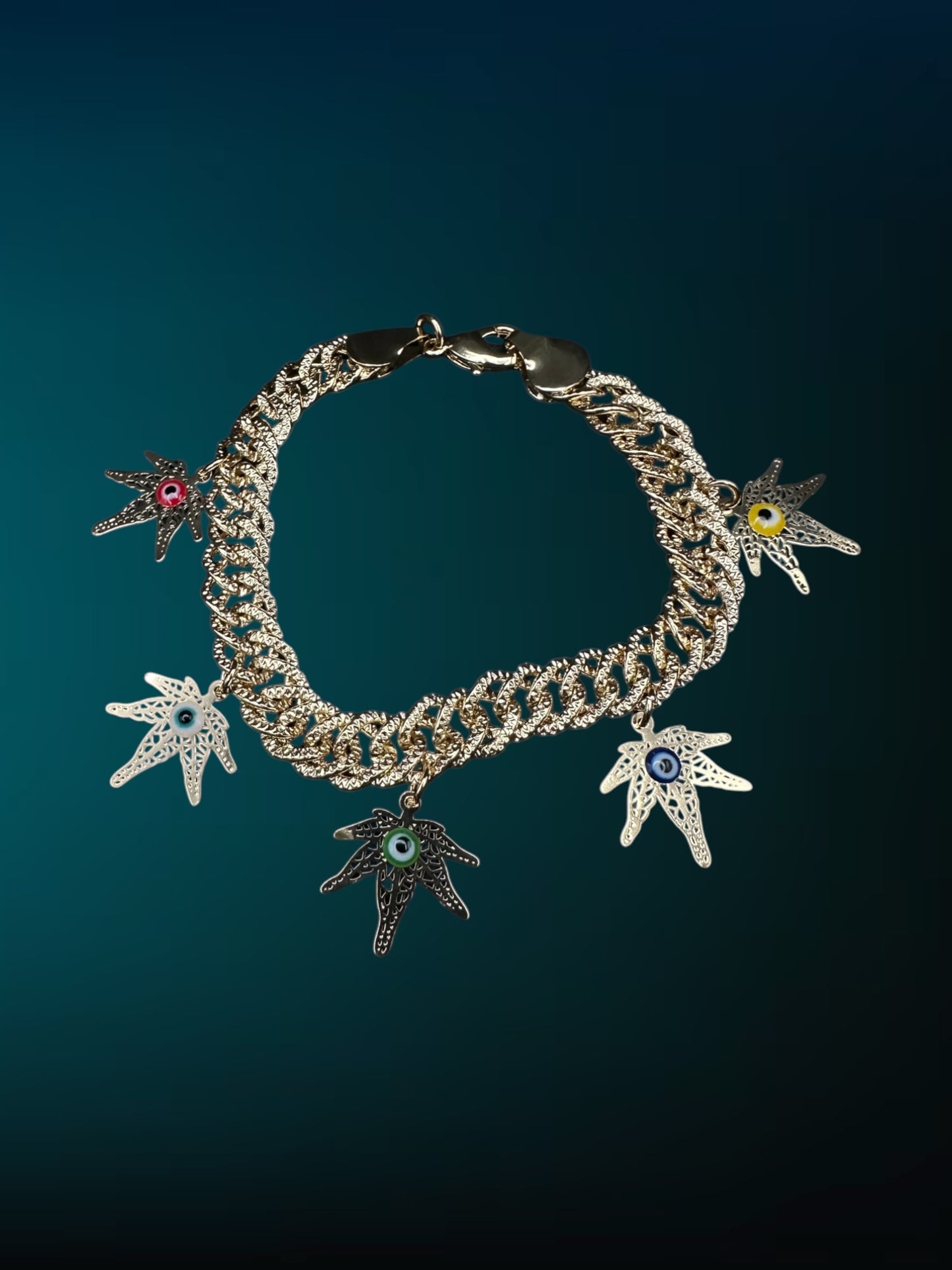 Weed Leaf Bracelet