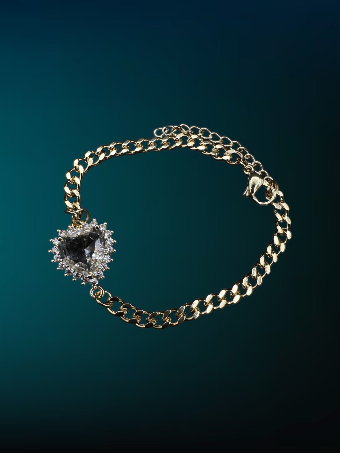 Diamond Heart Bracelet