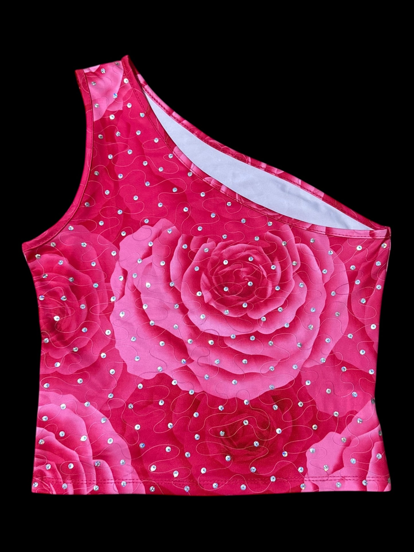 Pink Sequence Rose Shirt