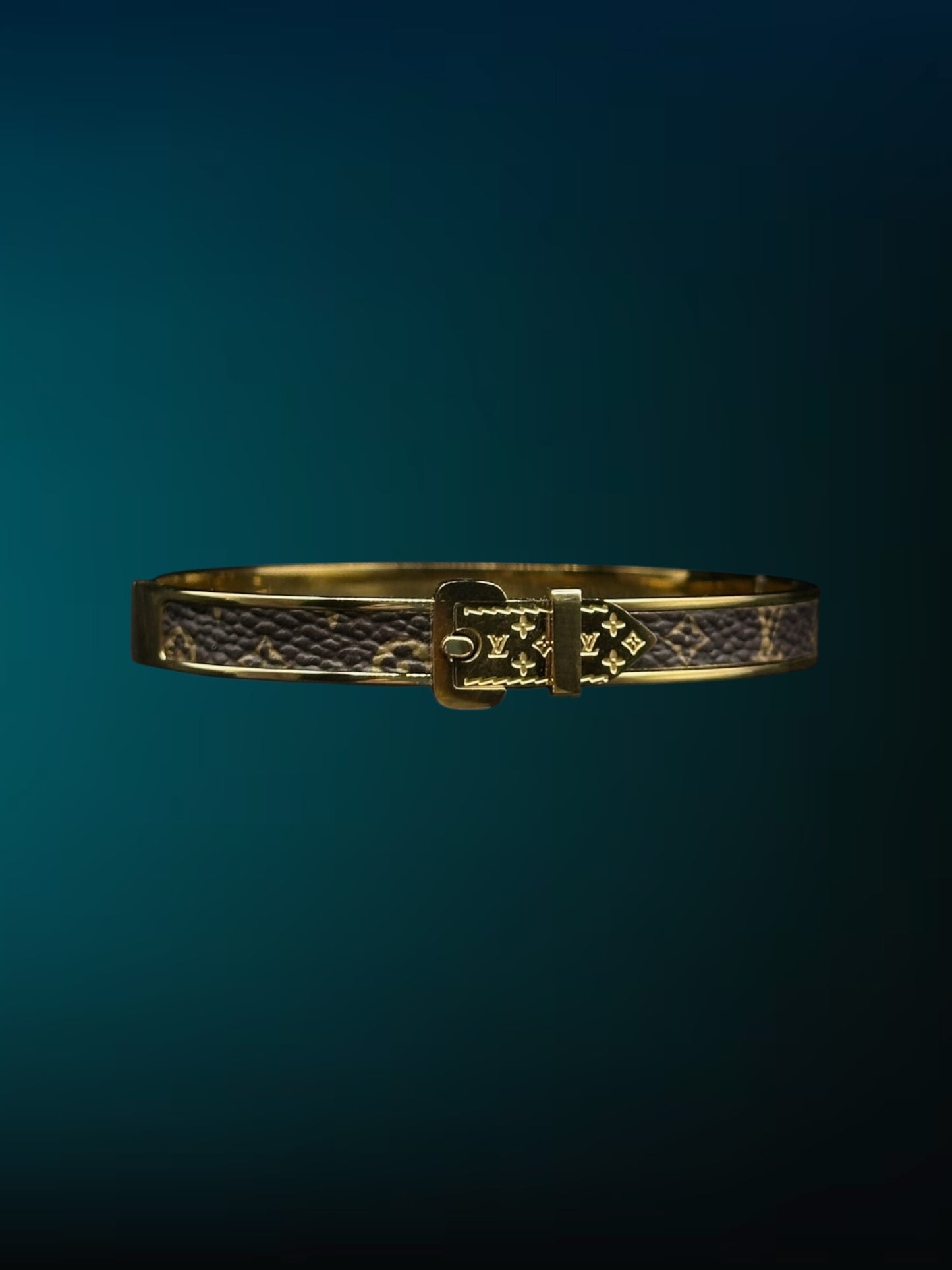 Lv Belt Inspired Bangle Bracelet