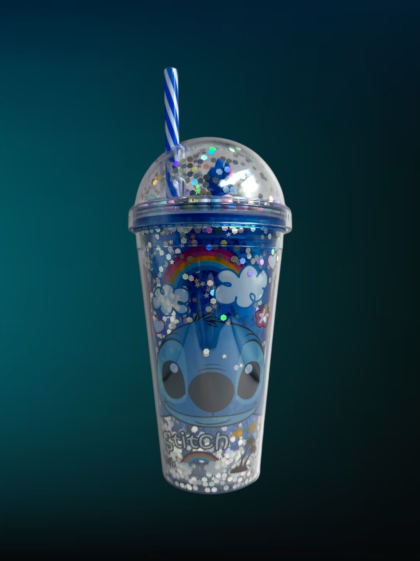Light Up Glitter Cup