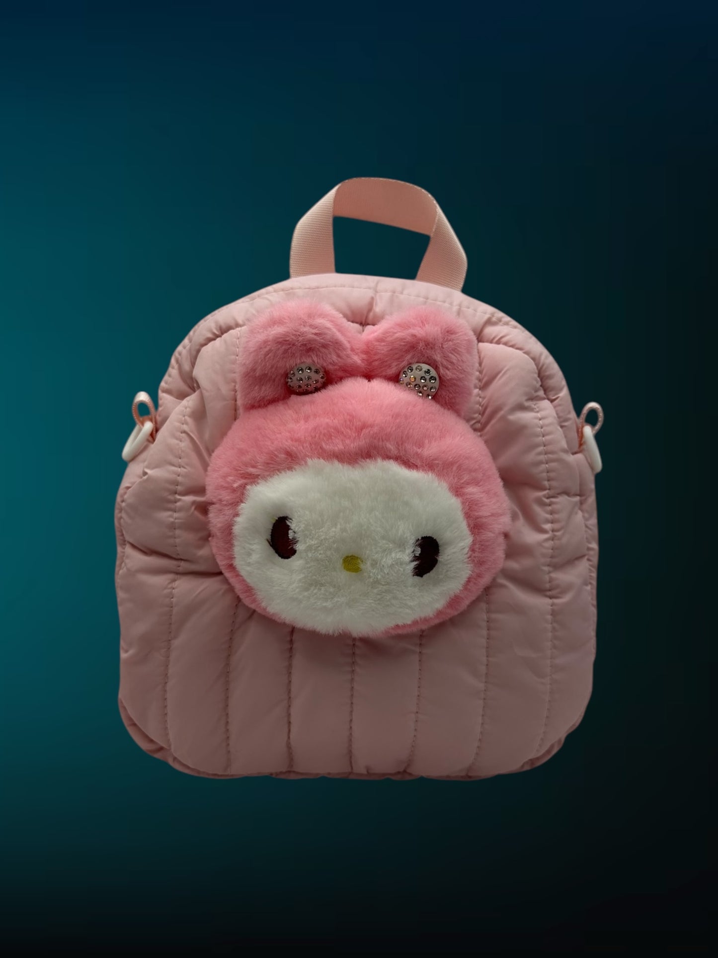 Mini Pink Plush Backpack