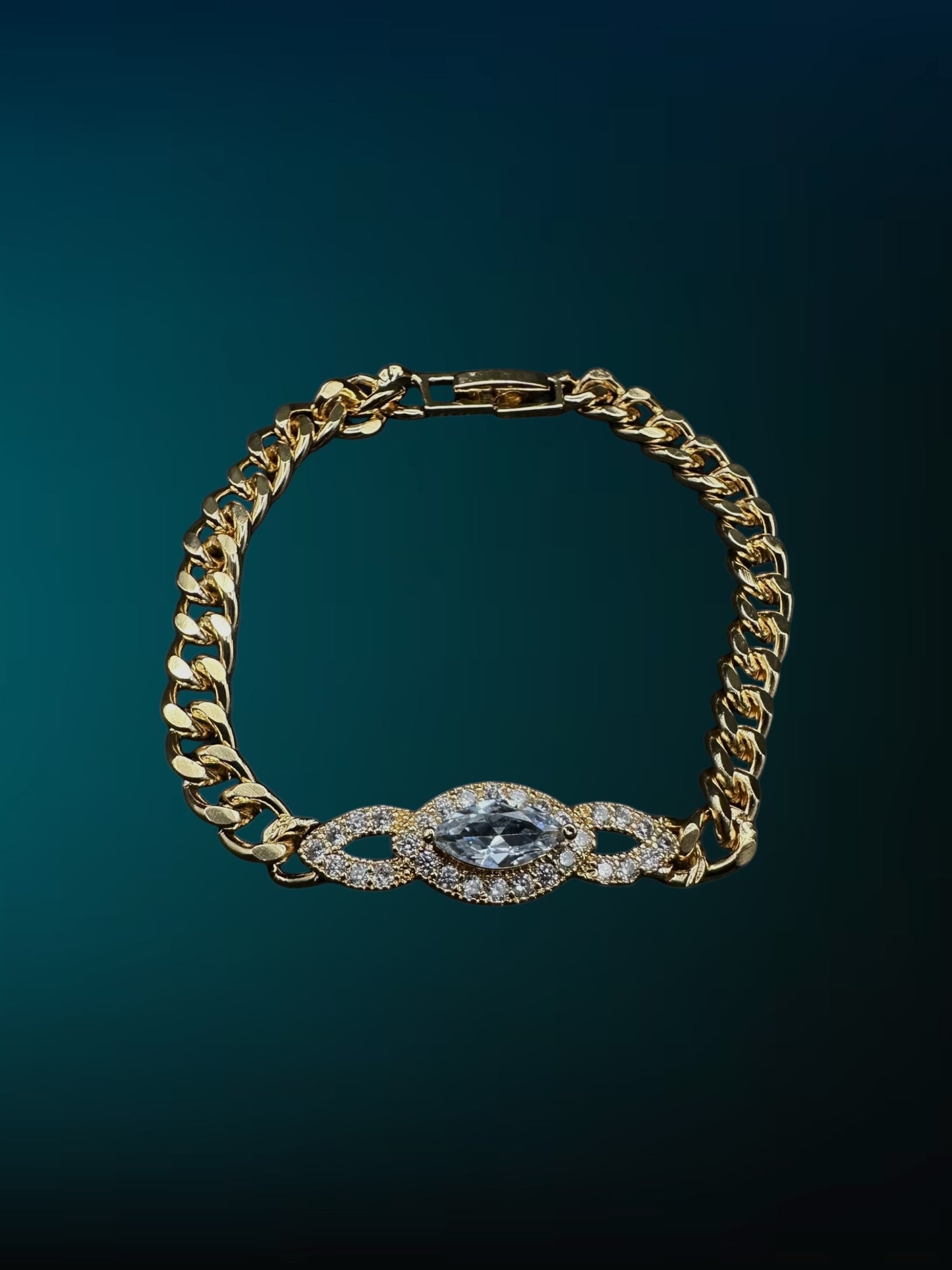 Oval Diamond Bracelet