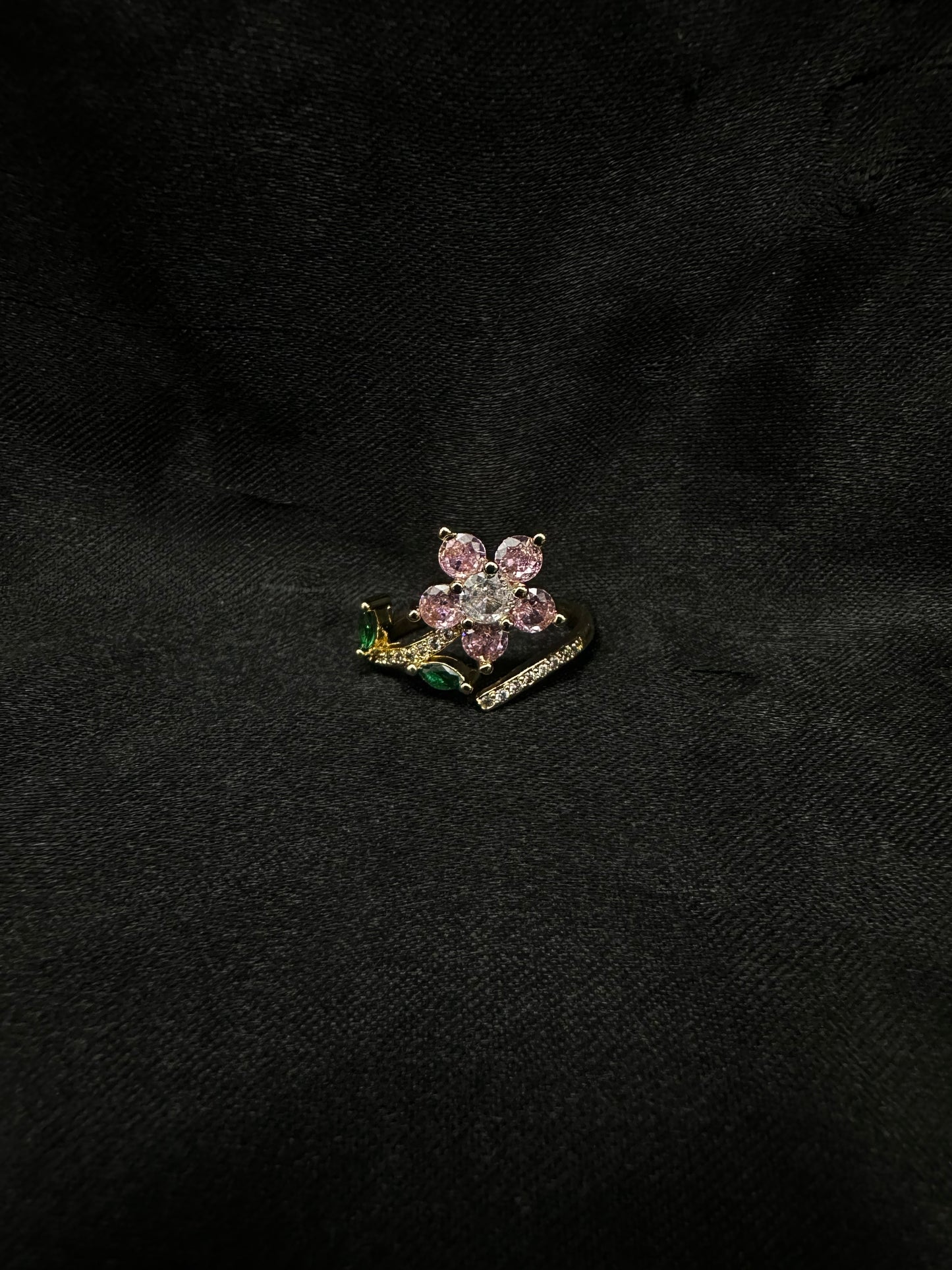 Pink Flower Ring