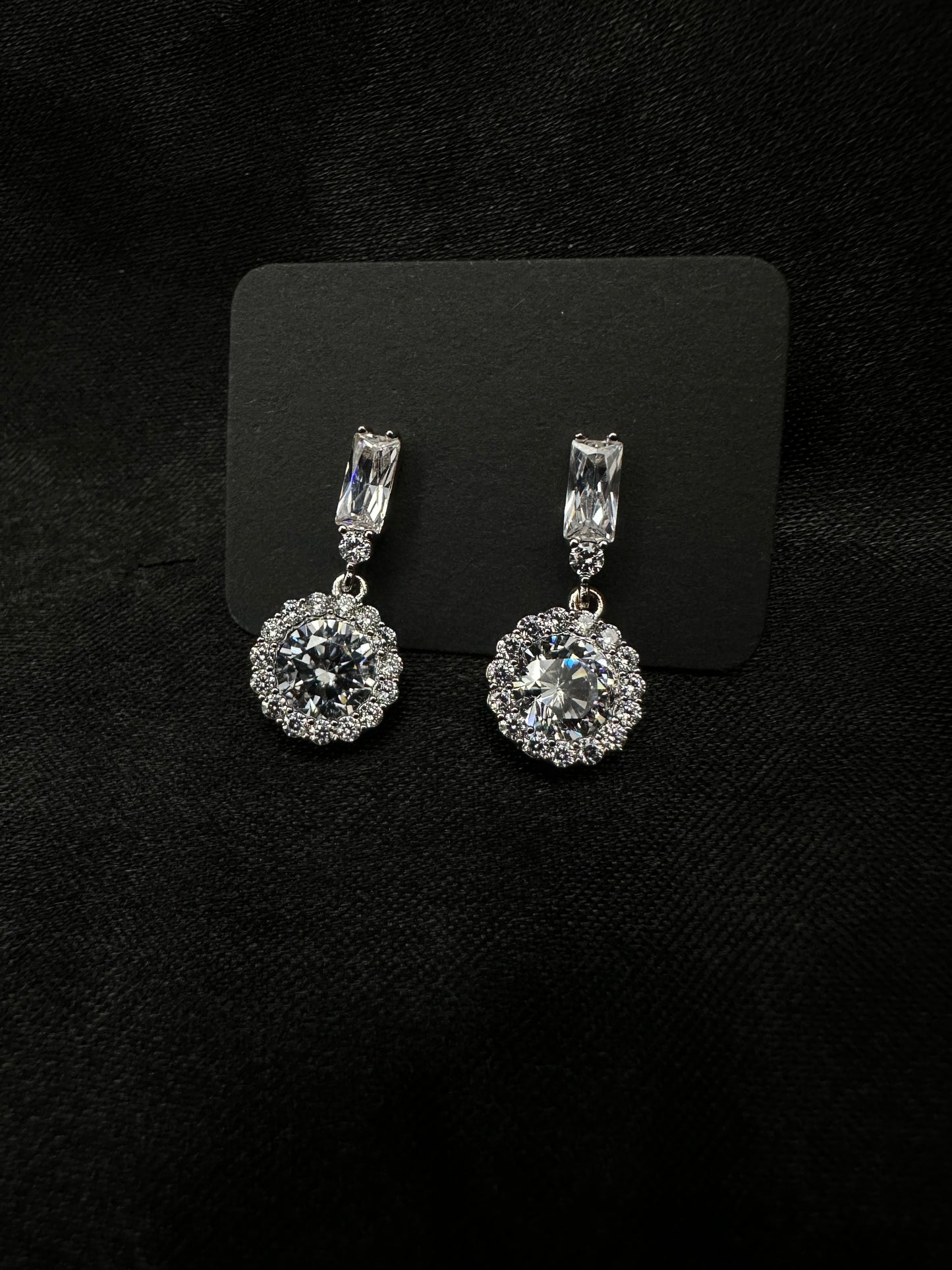 Diamond Dangled Earrings