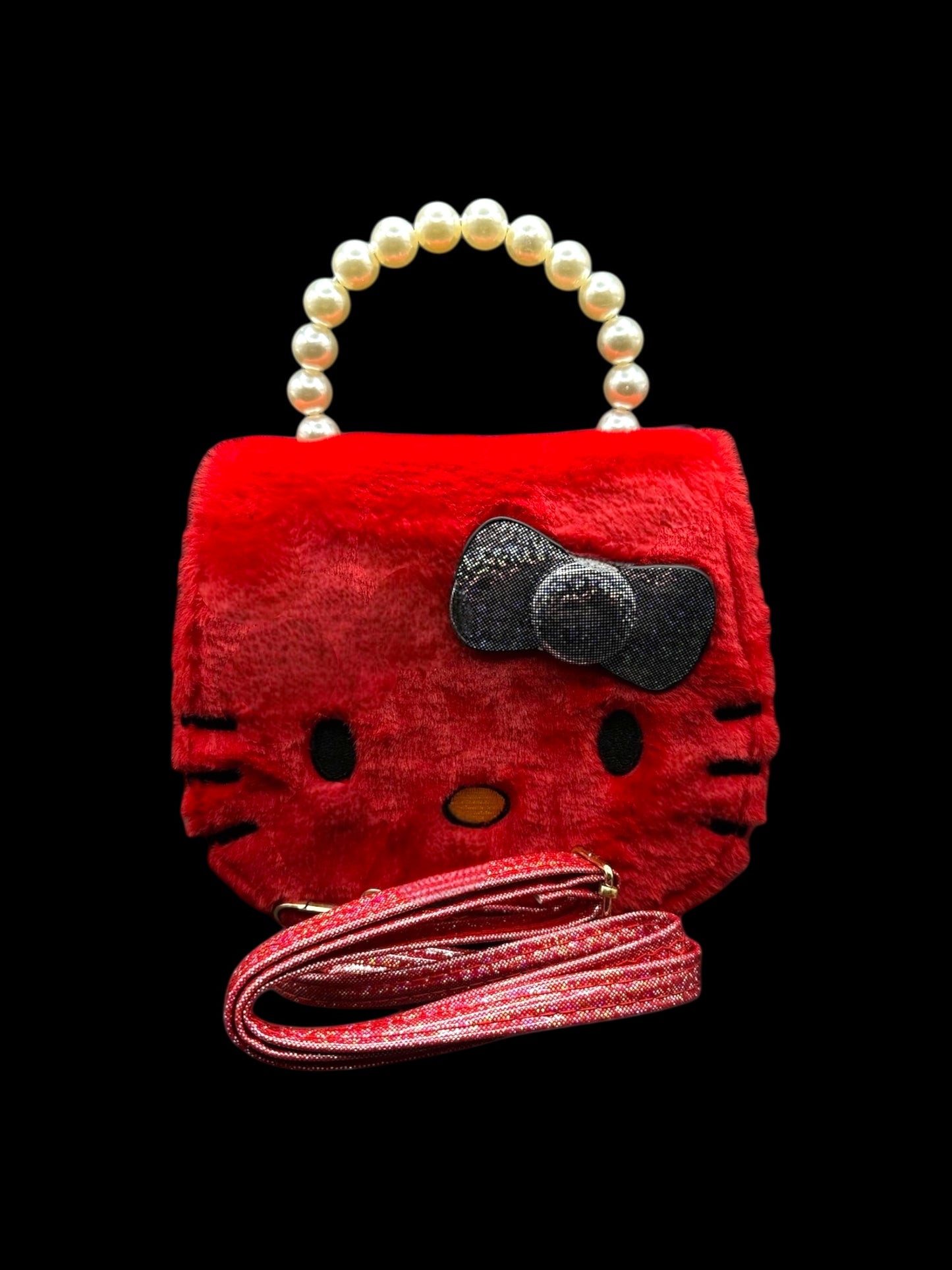 Fluffy Pearl Crossbody