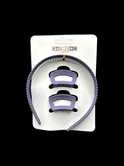 Headband & Hair Clip Set