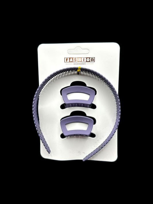Headband & Hair Clip Set