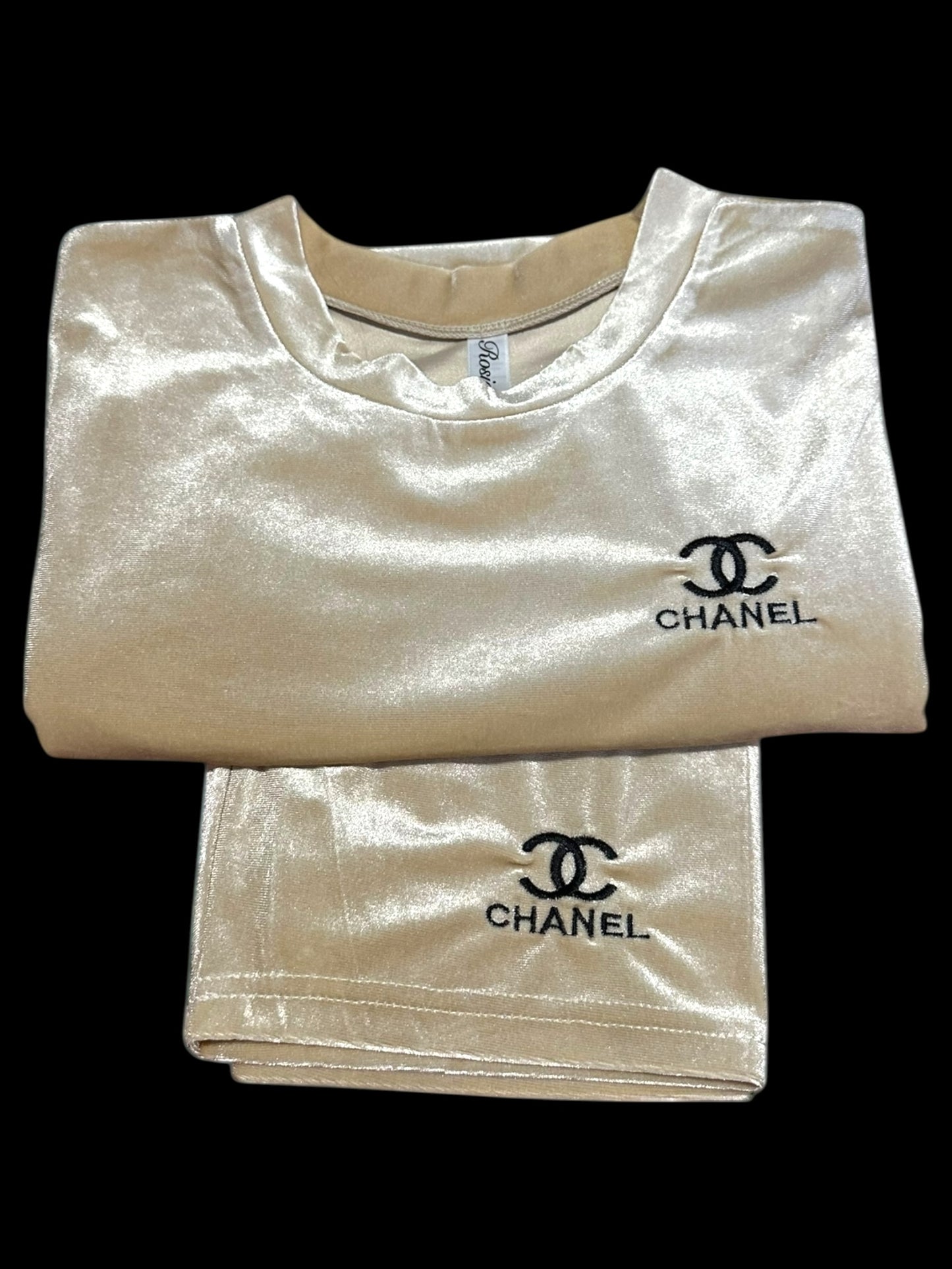 Oversized shirt and Biker shorts Set