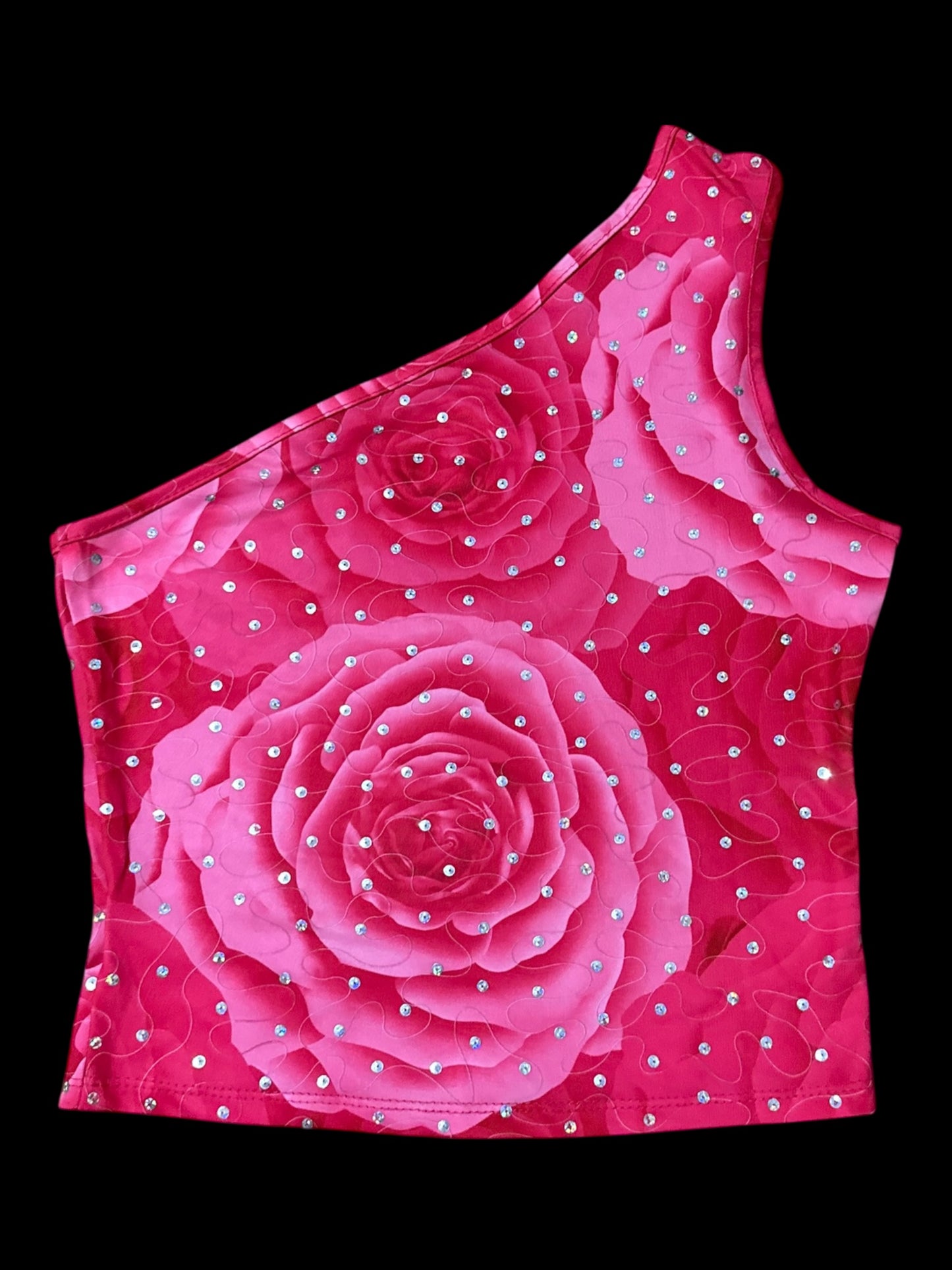 Pink Sequence Rose Shirt￼