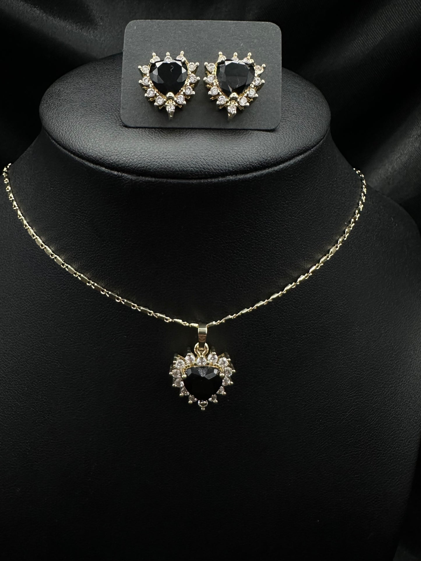 Black Diamond Heart Set