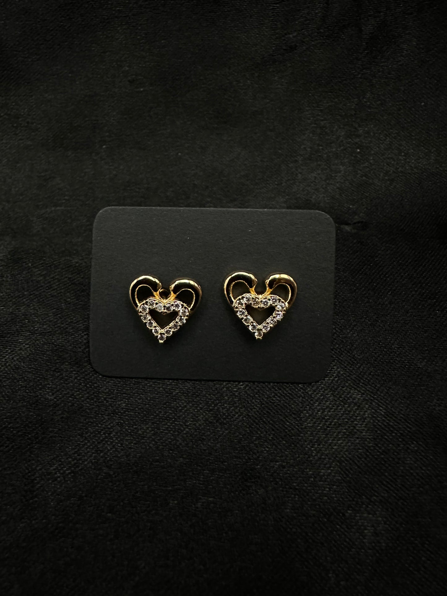 Diamond Heart Earrings