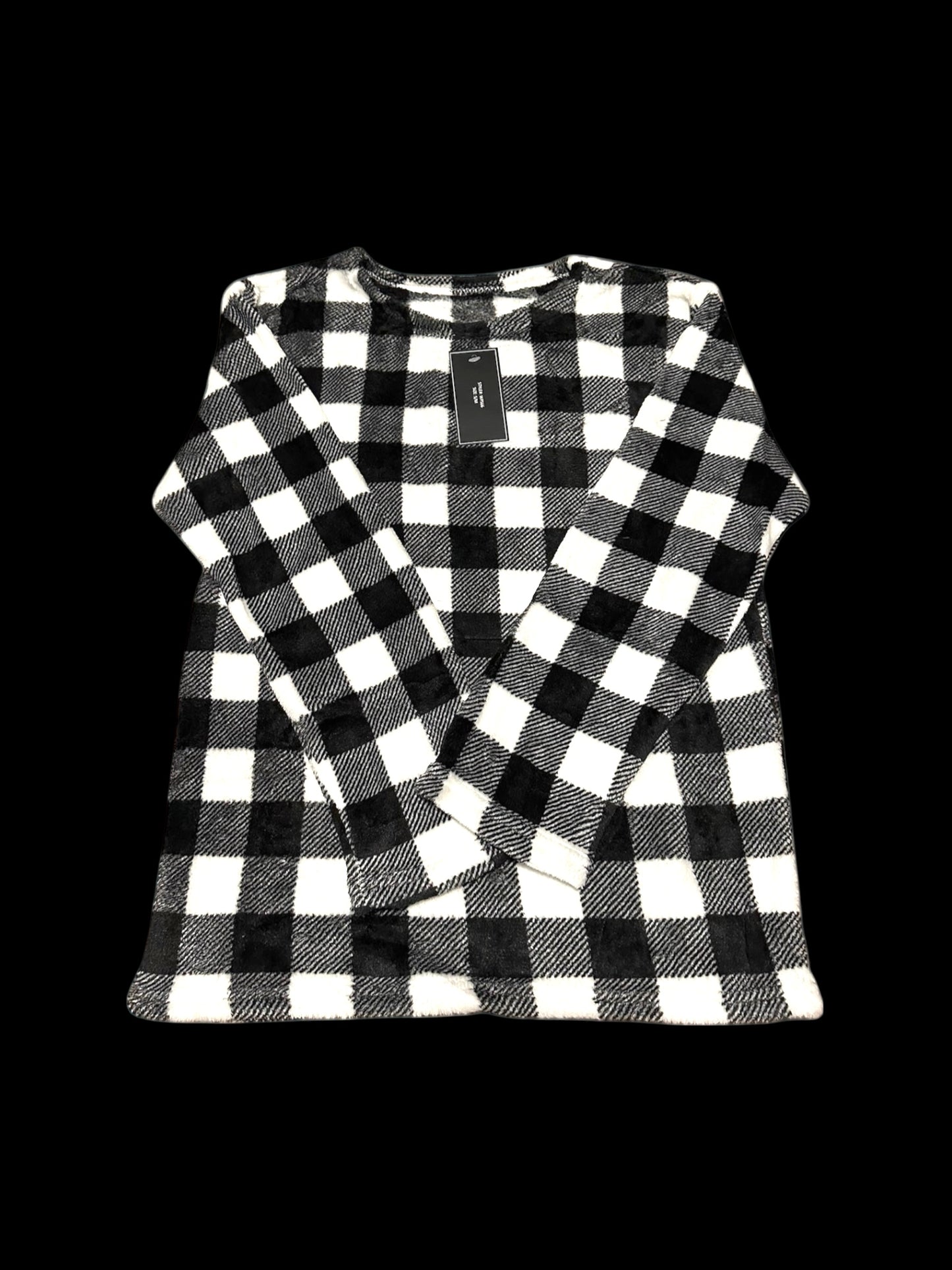 Black & White Checkered Pj Set