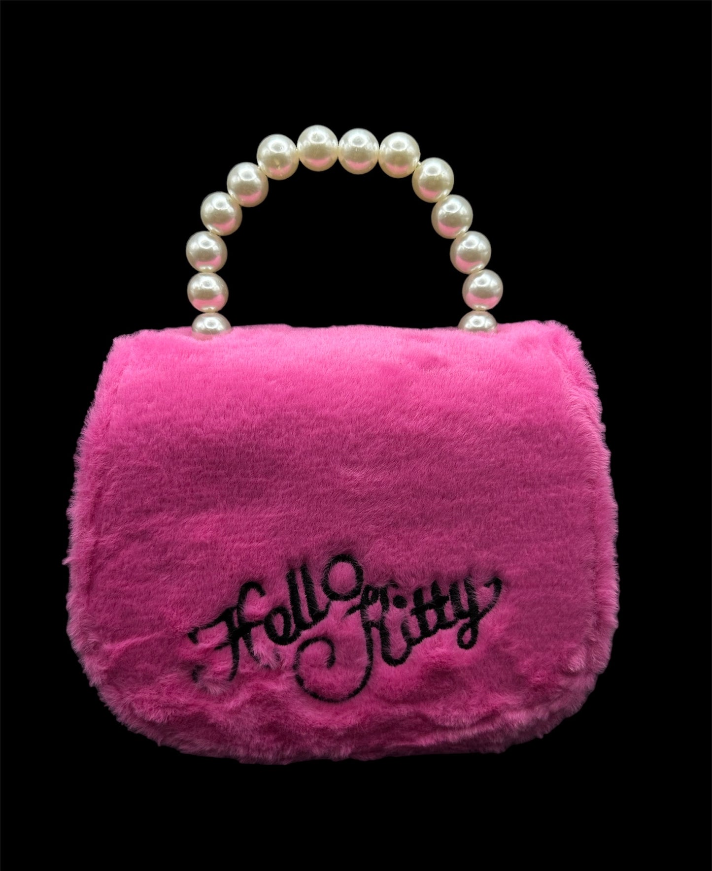 Fluffy Pearl Crossbody