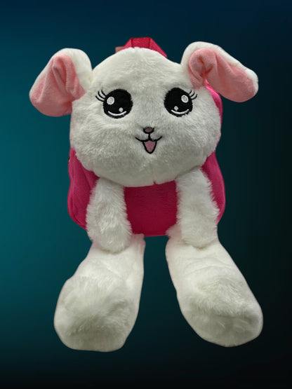 Purple Plush Backpack