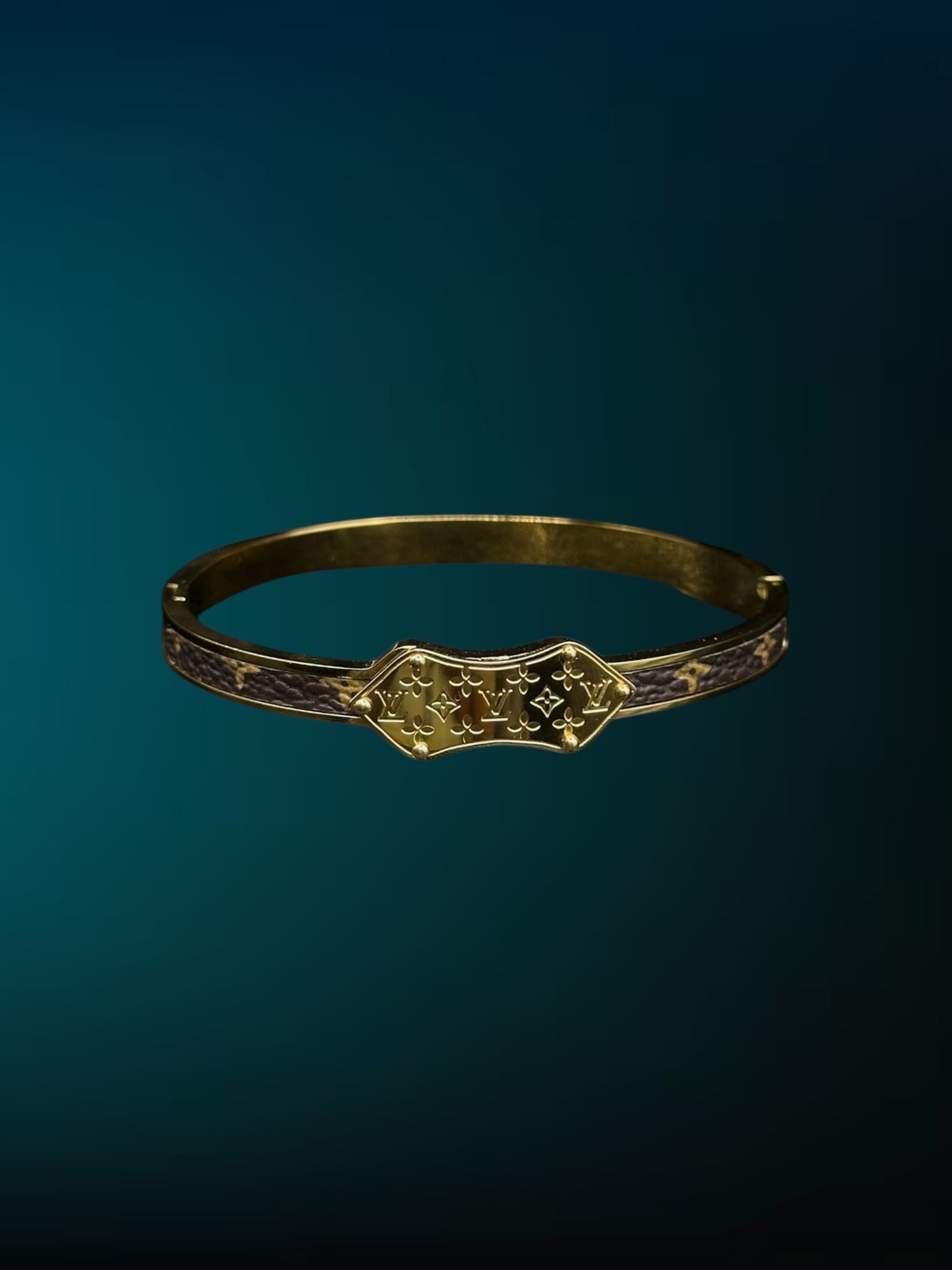 Lv Inspired Bangle Bracelet