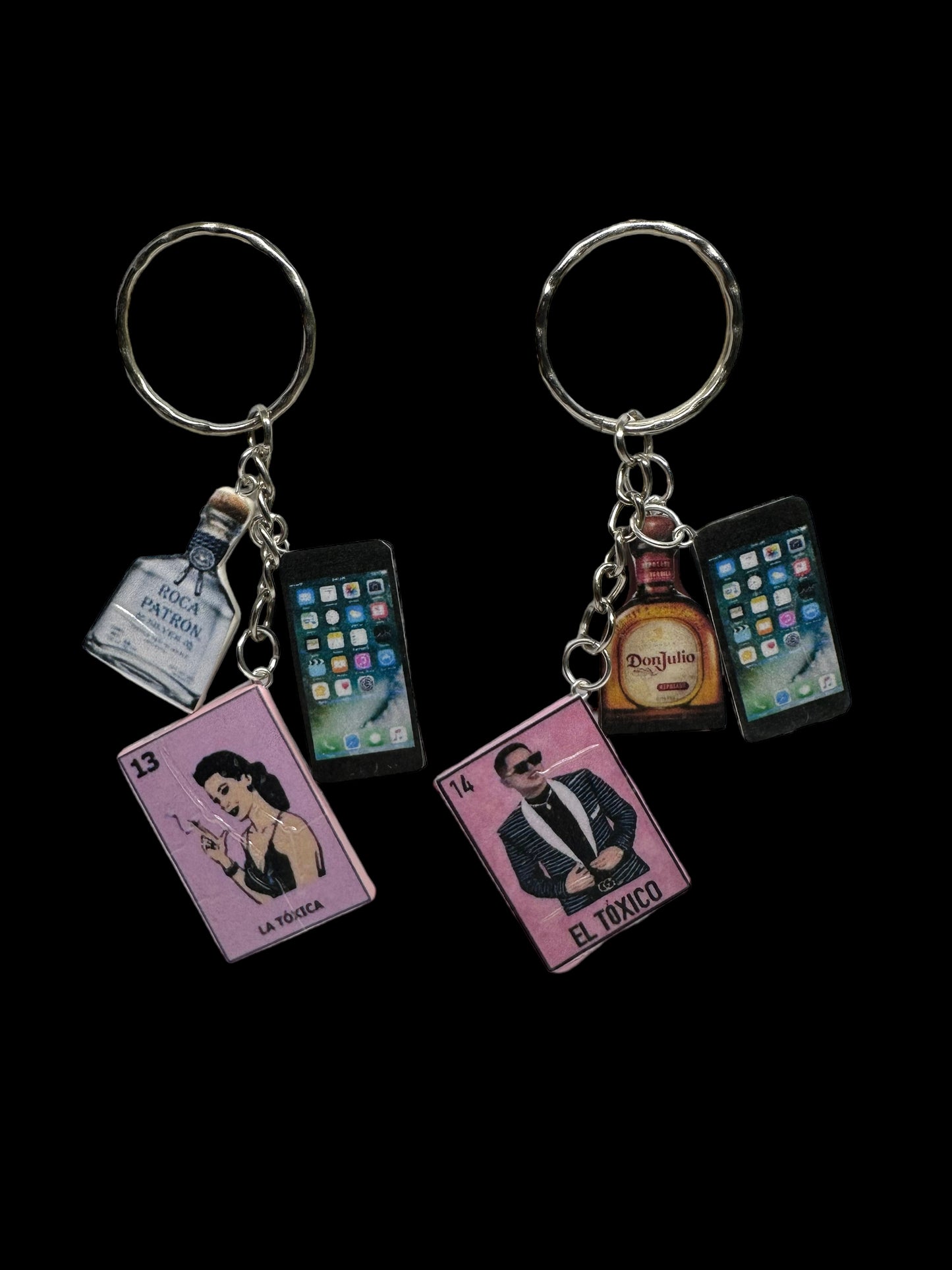 El Tóxica & El Tóxico Keychain Set