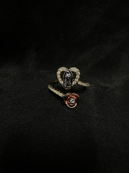 Heart Virgin Mary Ring