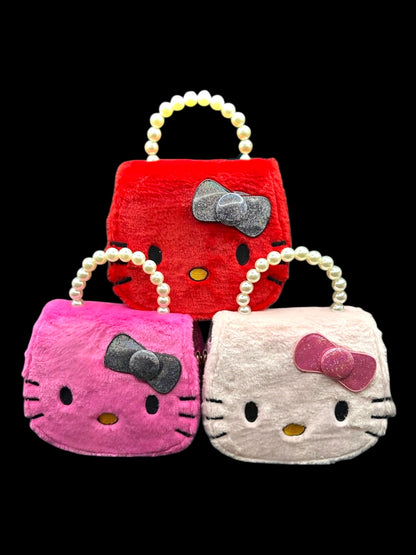 Fluffy Pearl Crossbody