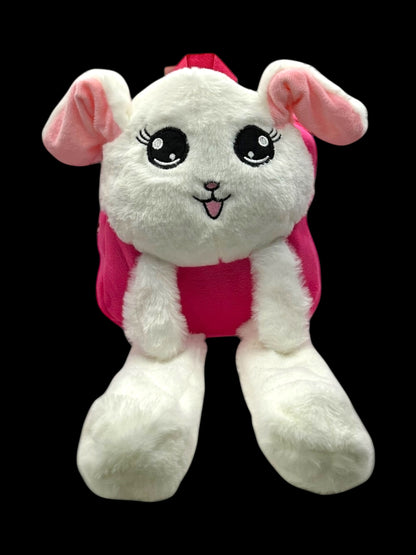 Purple Plush Backpack