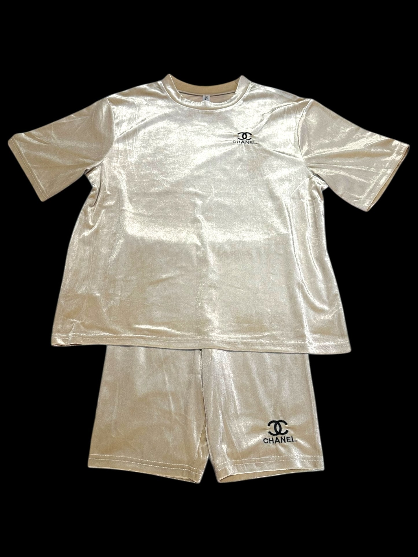 Oversized shirt and Biker shorts Set