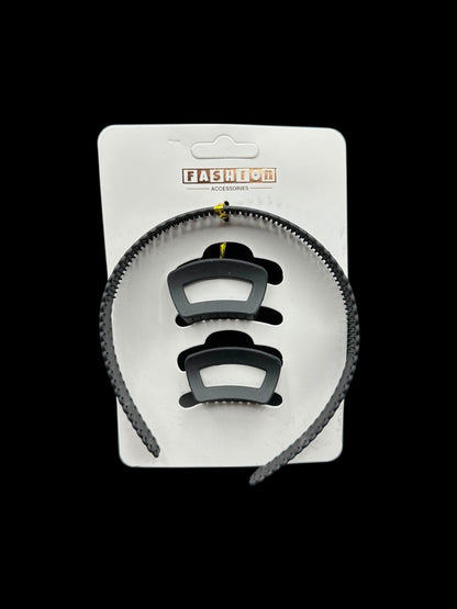 Headband & Hair Clip Set