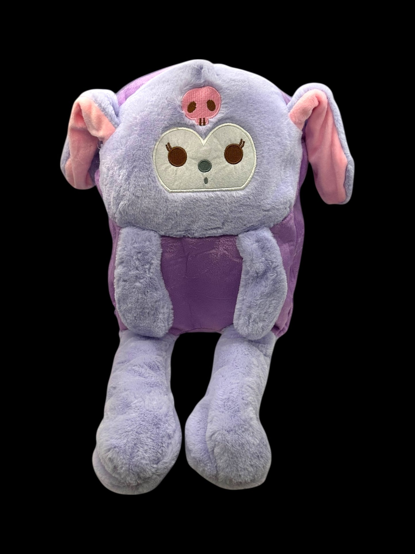 Purple Plush Backpack