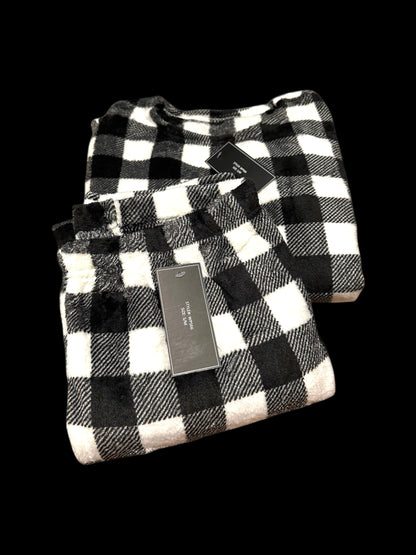 Black & White Checkered Pj Set