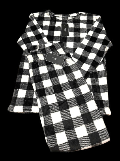 Black & White Checkered Pj Set