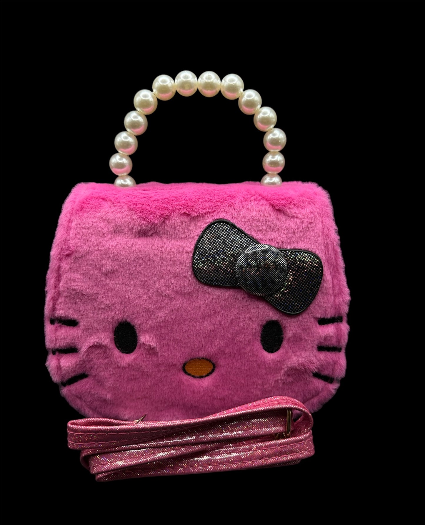 Fluffy Pearl Crossbody