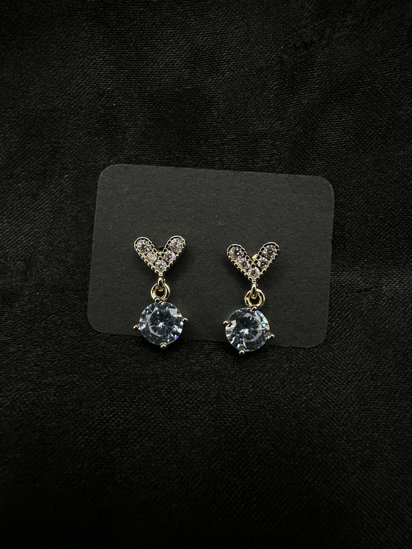 Heart Diamond Earring