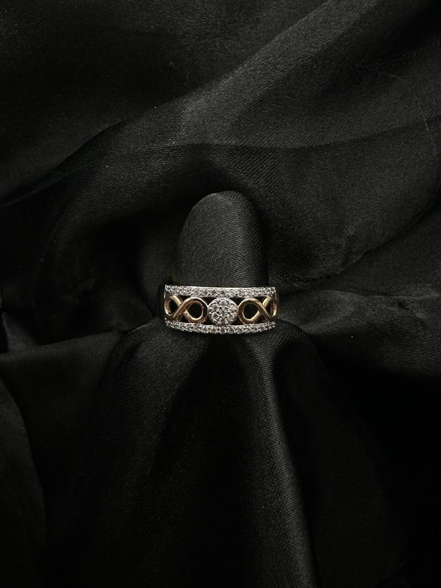 Infinity Diamond Ring