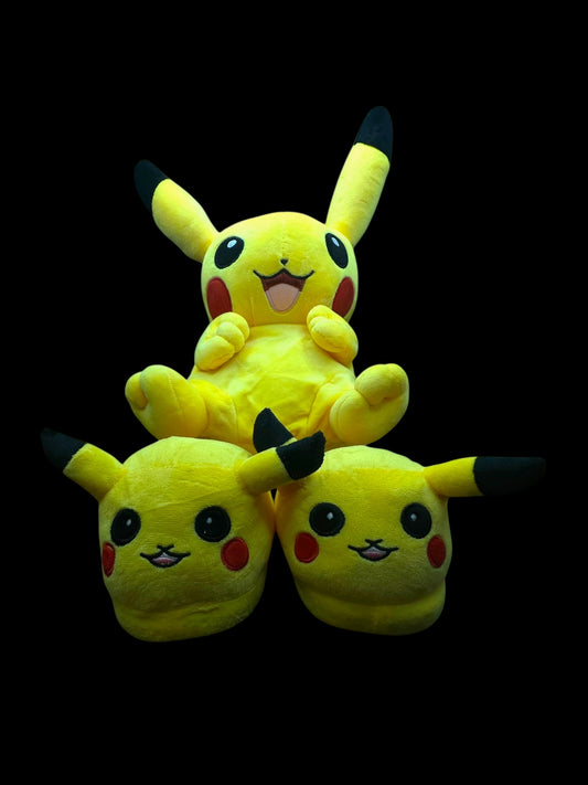 Plush Doll Backpack/Slippers Duo