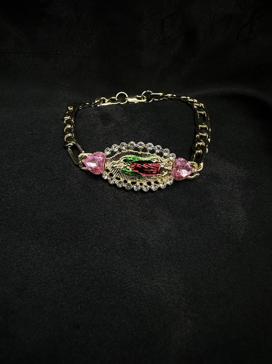 Pink San Judas Esclava Bracelet