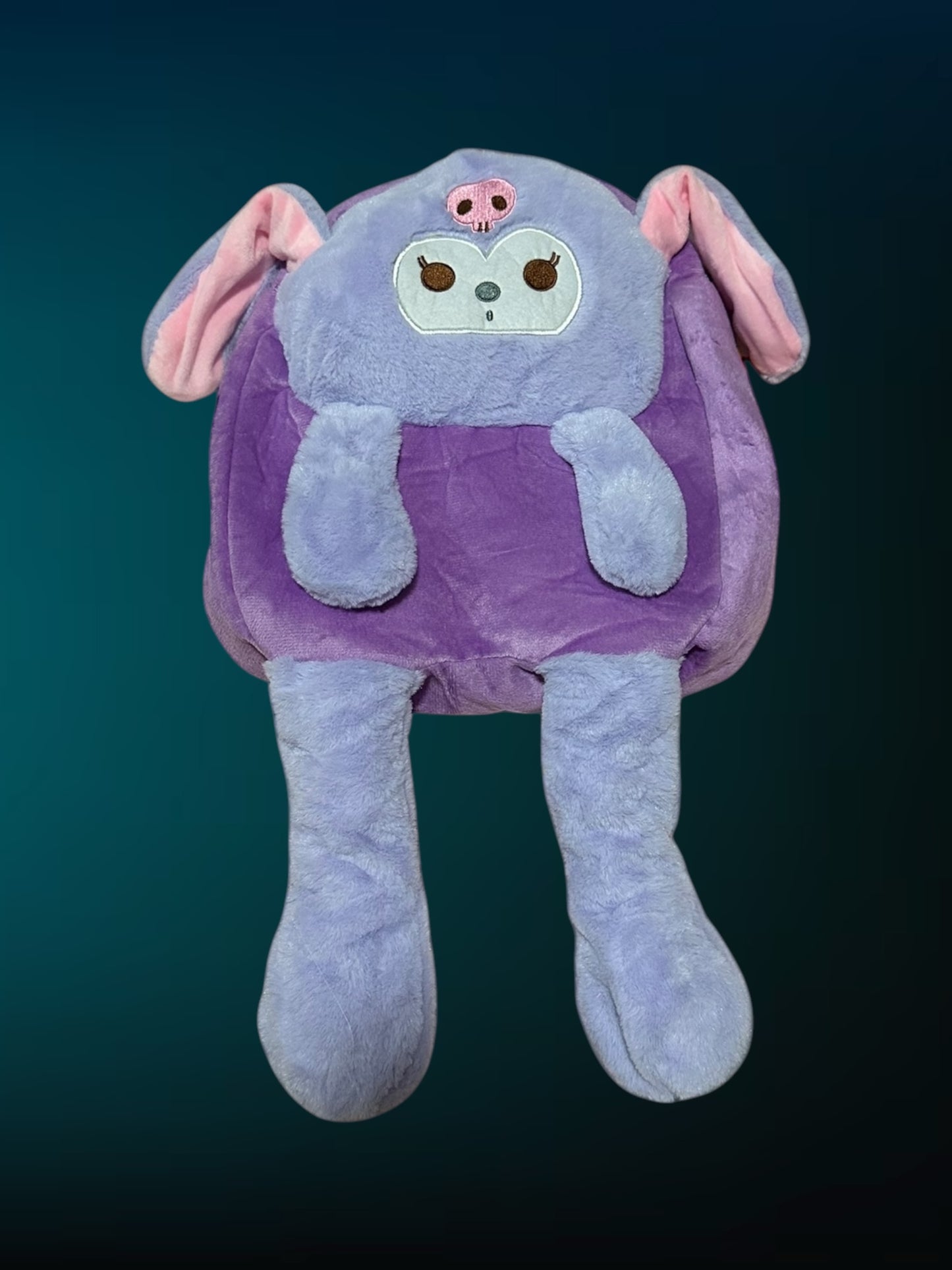 Purple Plush Backpack