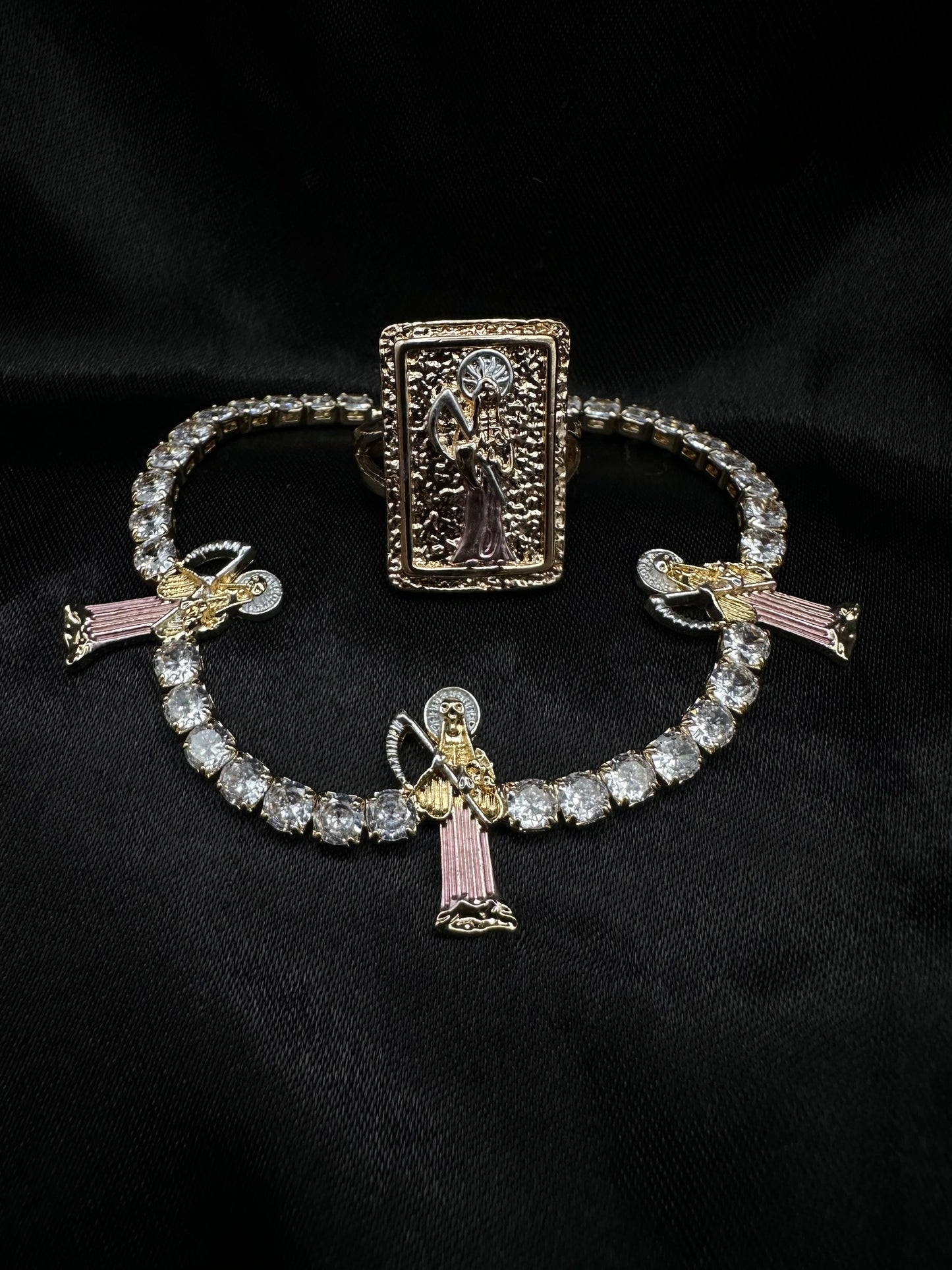 Pink Santa Muerte Set