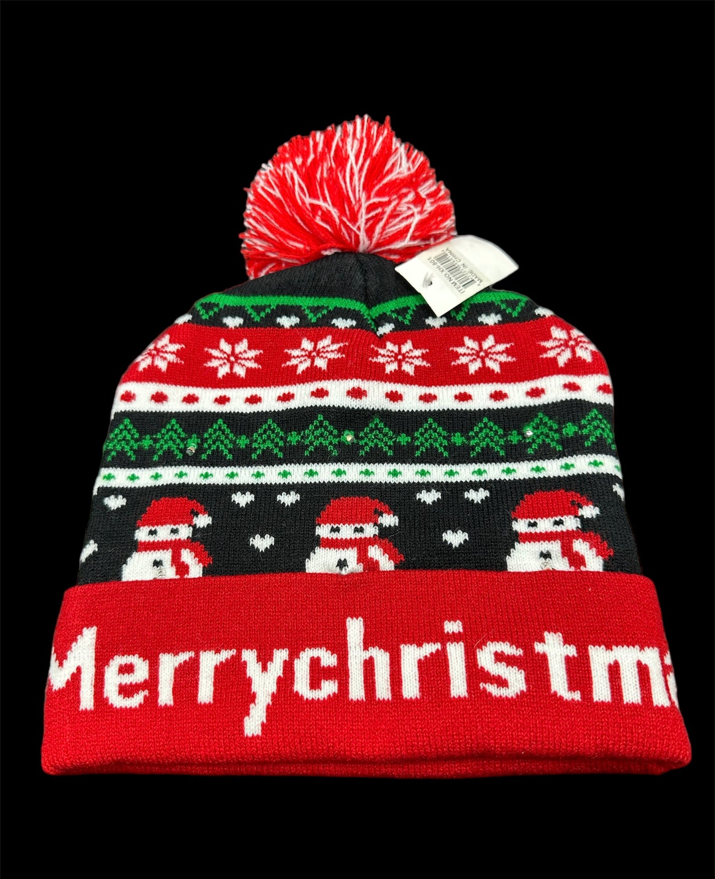 LED Light Up Christmas Beanie