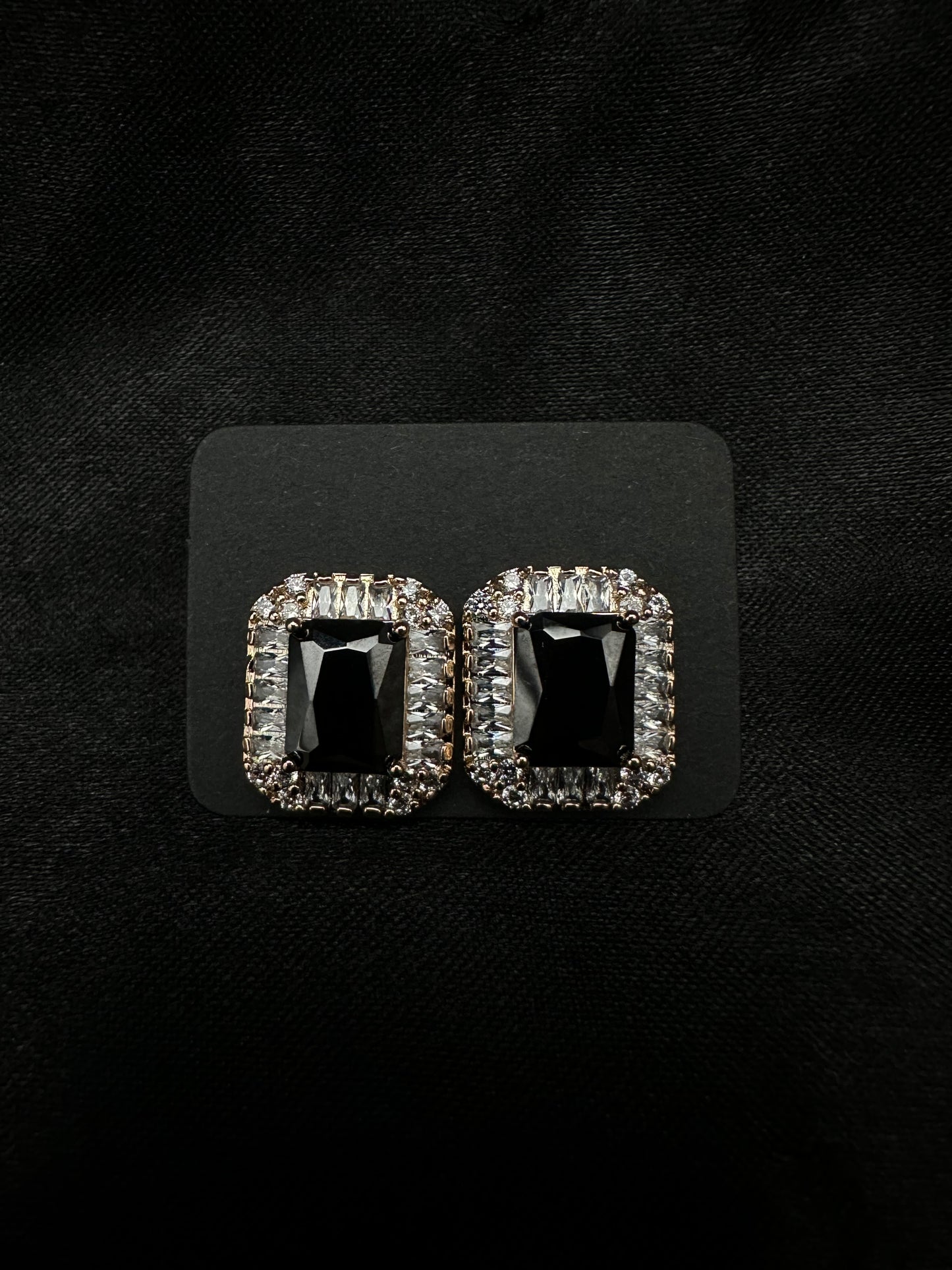 Black Diamond Earrings