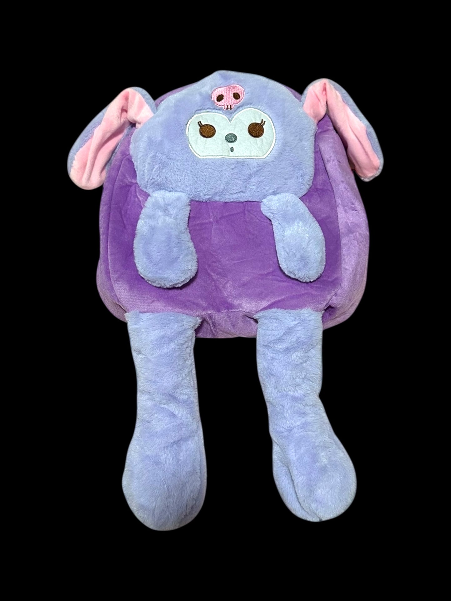 Purple Plush Backpack