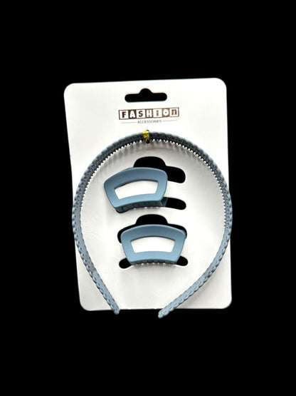 Headband & Hair Clip Set